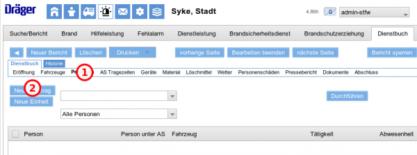 Personen auswählen