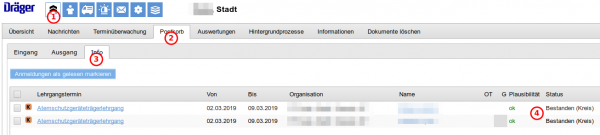Suche im Eingang des Postkorb