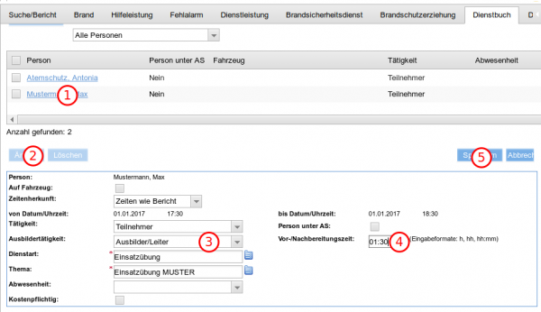 Ausbilder-Tätigkeit zuordnen Ausbilder-Tätigkeit zuordnen